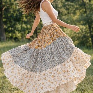 American Eagle Outfitters Floral Maxi Skirt - Multicolor